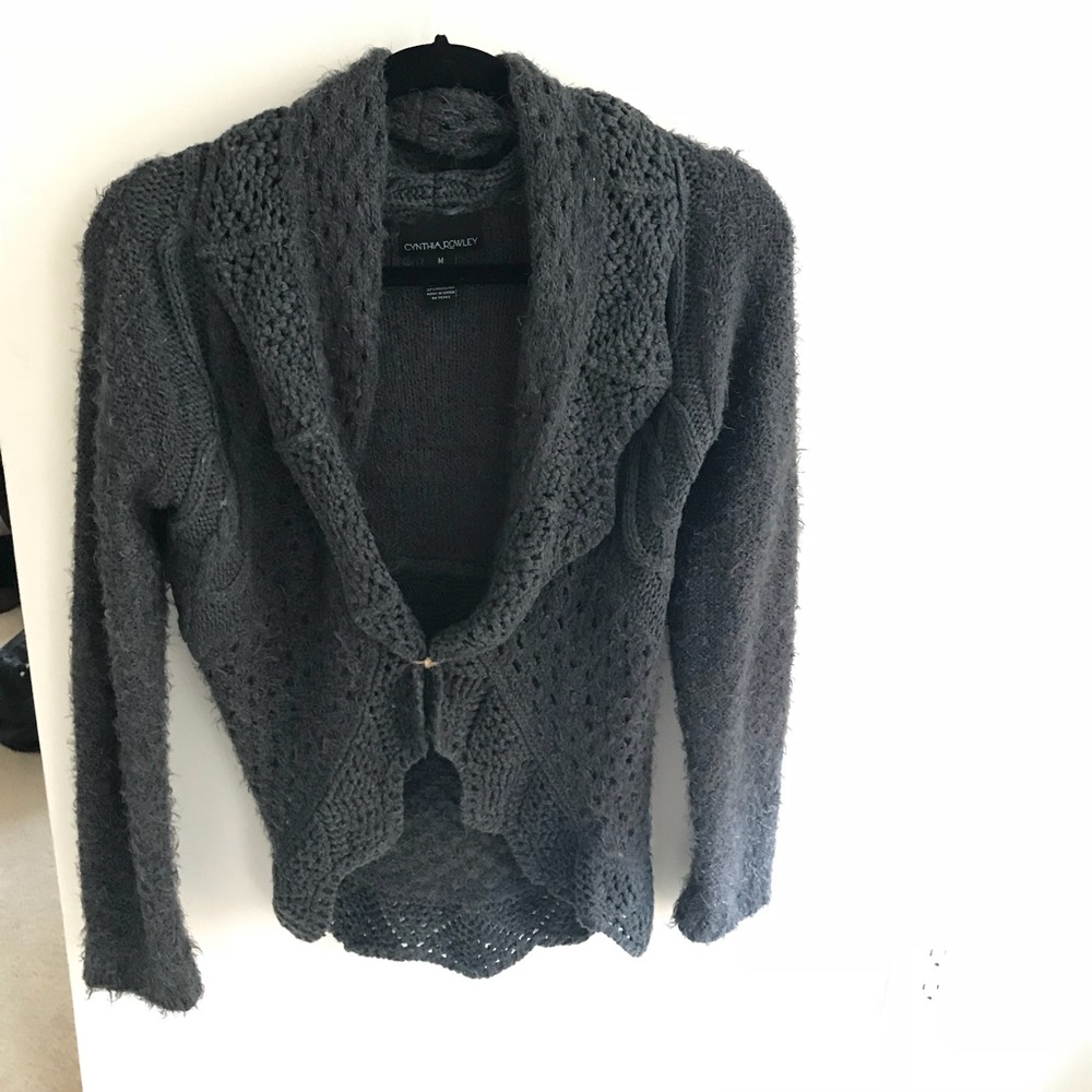 Cynthia Rowley navy sweater